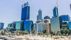 Perth city foreshore western australia