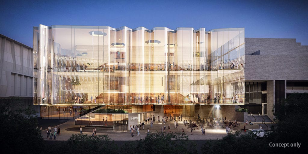 concept image of new performing arts centre in Brisbane